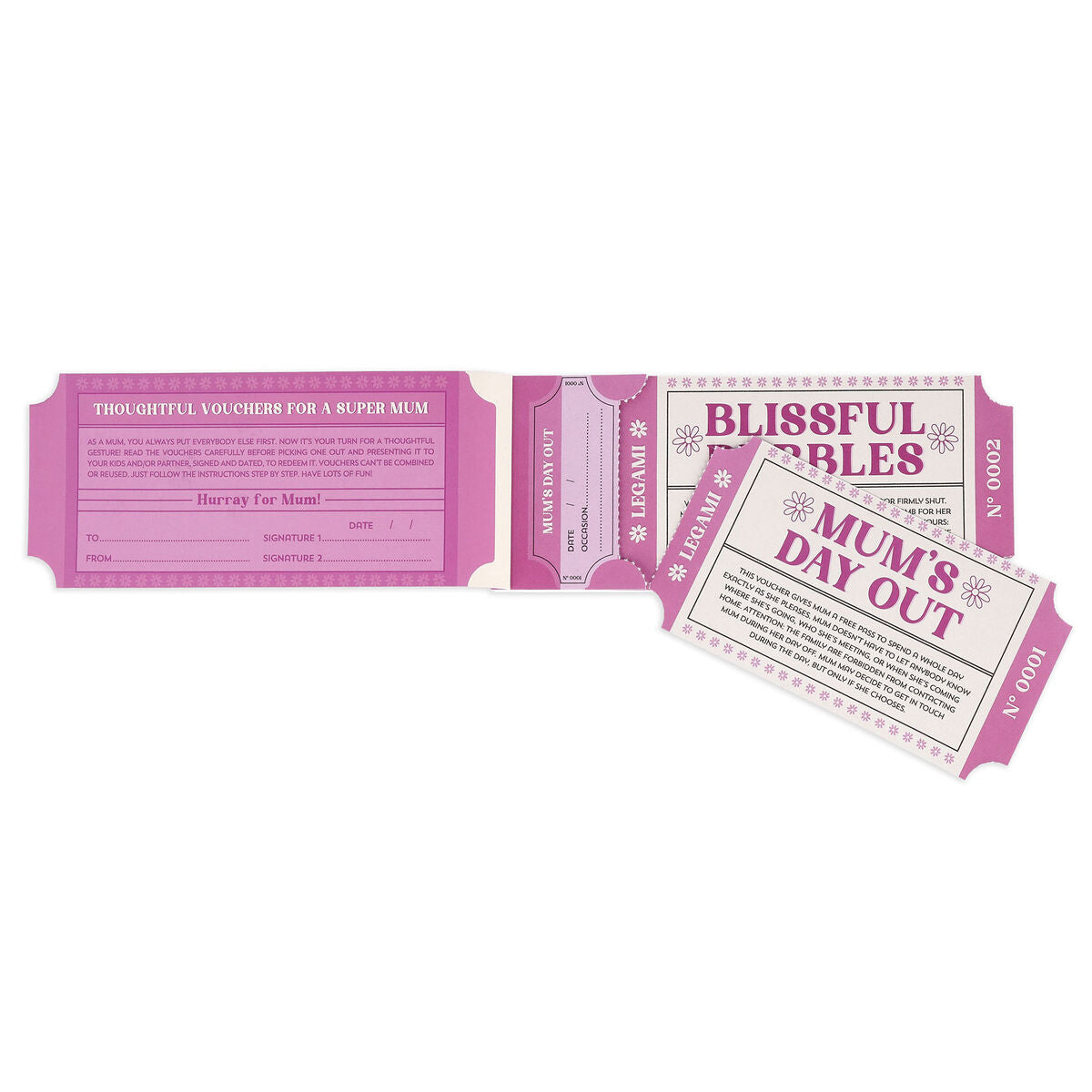 Legami - Kitap 24 Vouchers Mum - English - Gift Vouchers