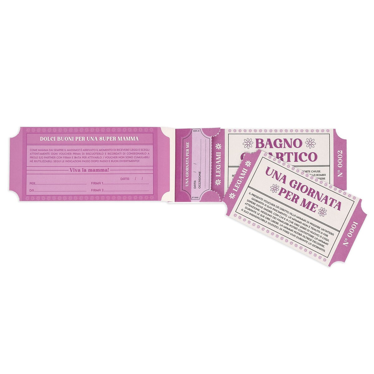 Legami - Kitap 24 Vouchers Mum - Italian - Gift Vouchers