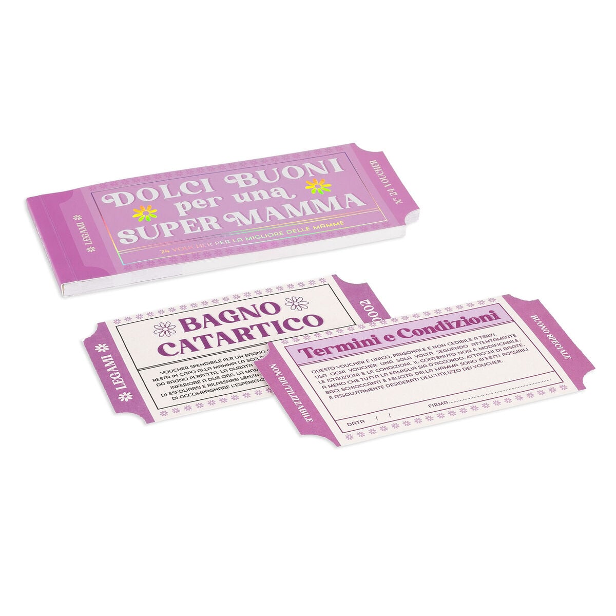 Legami - Kitap 24 Vouchers Mum - Italian - Gift Vouchers