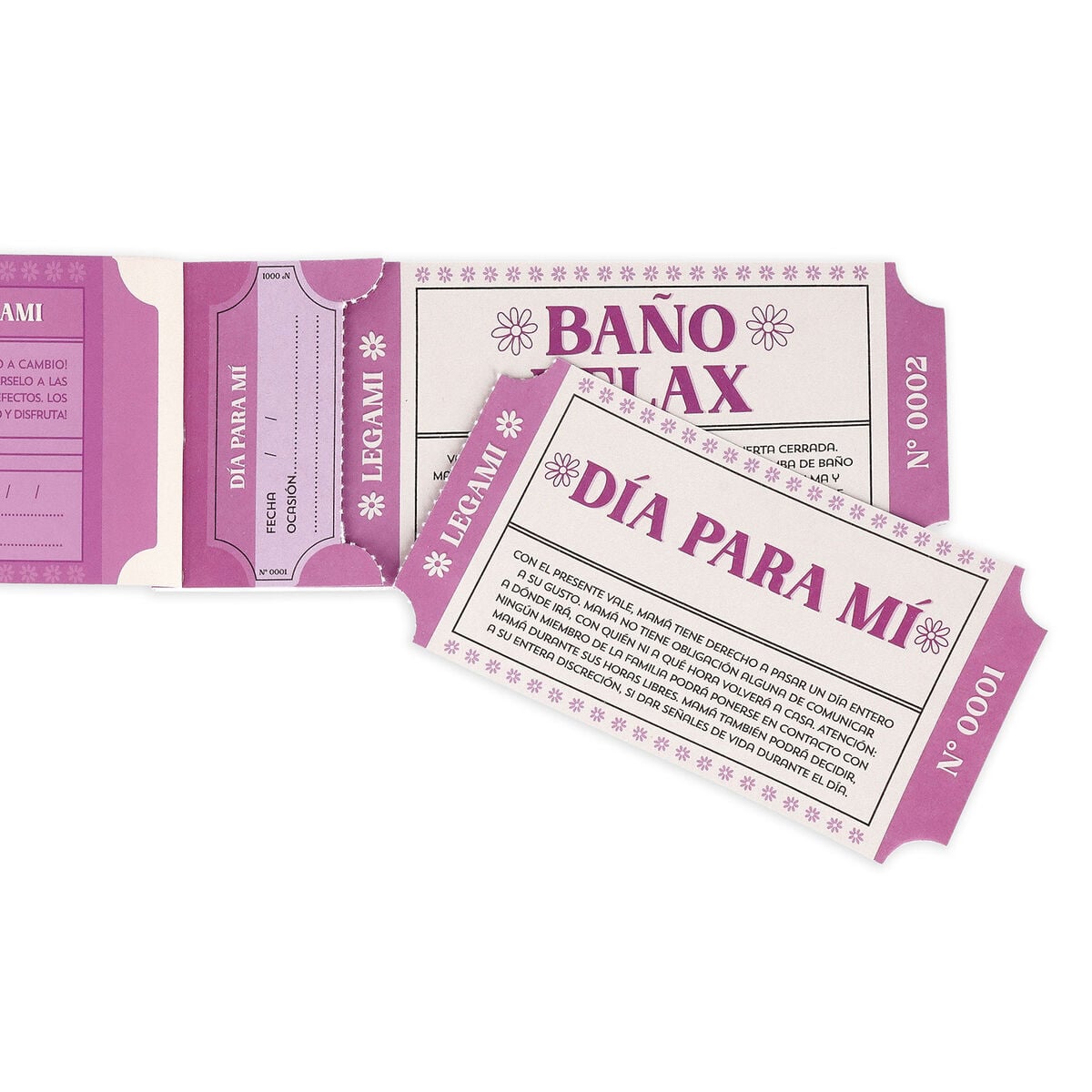 Legami - Kitap 24 Vouchers Mum - Spanish - Gift Vouchers