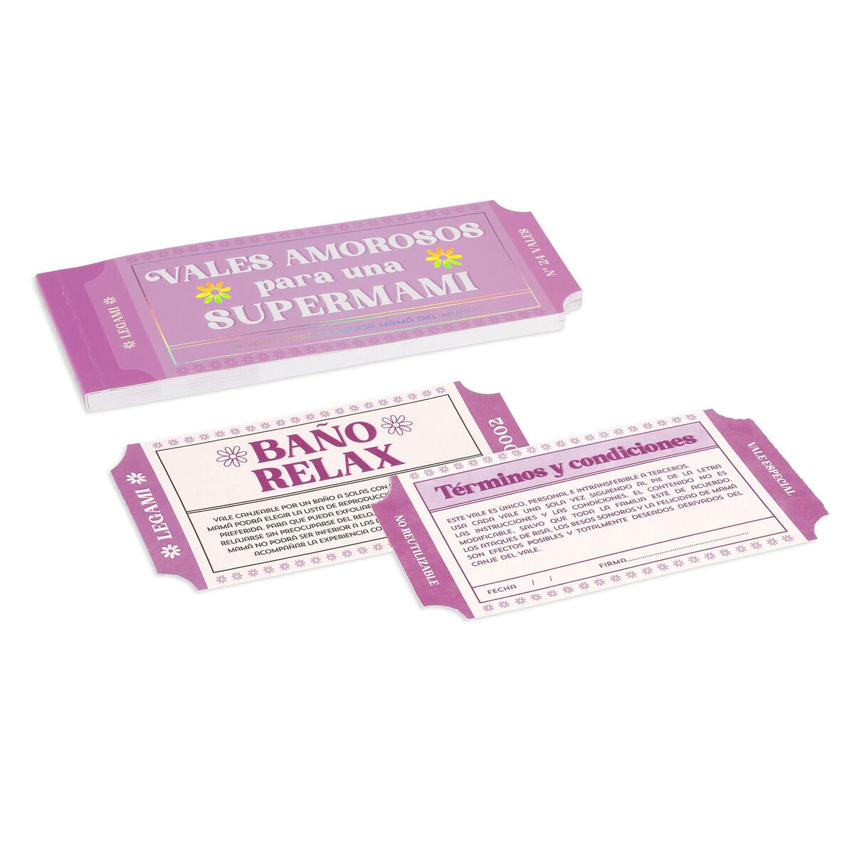Legami - Kitap 24 Vouchers Mum - Spanish - Gift Vouchers