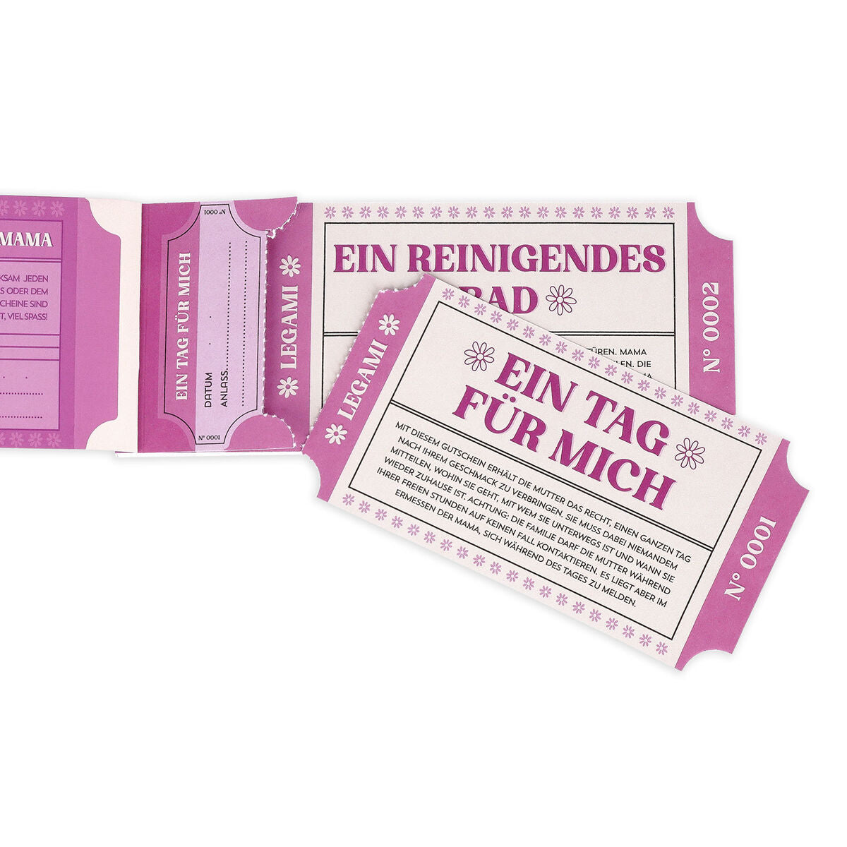 Legami - Kitap 24 Vouchers Mum - German - Gift Vouchers