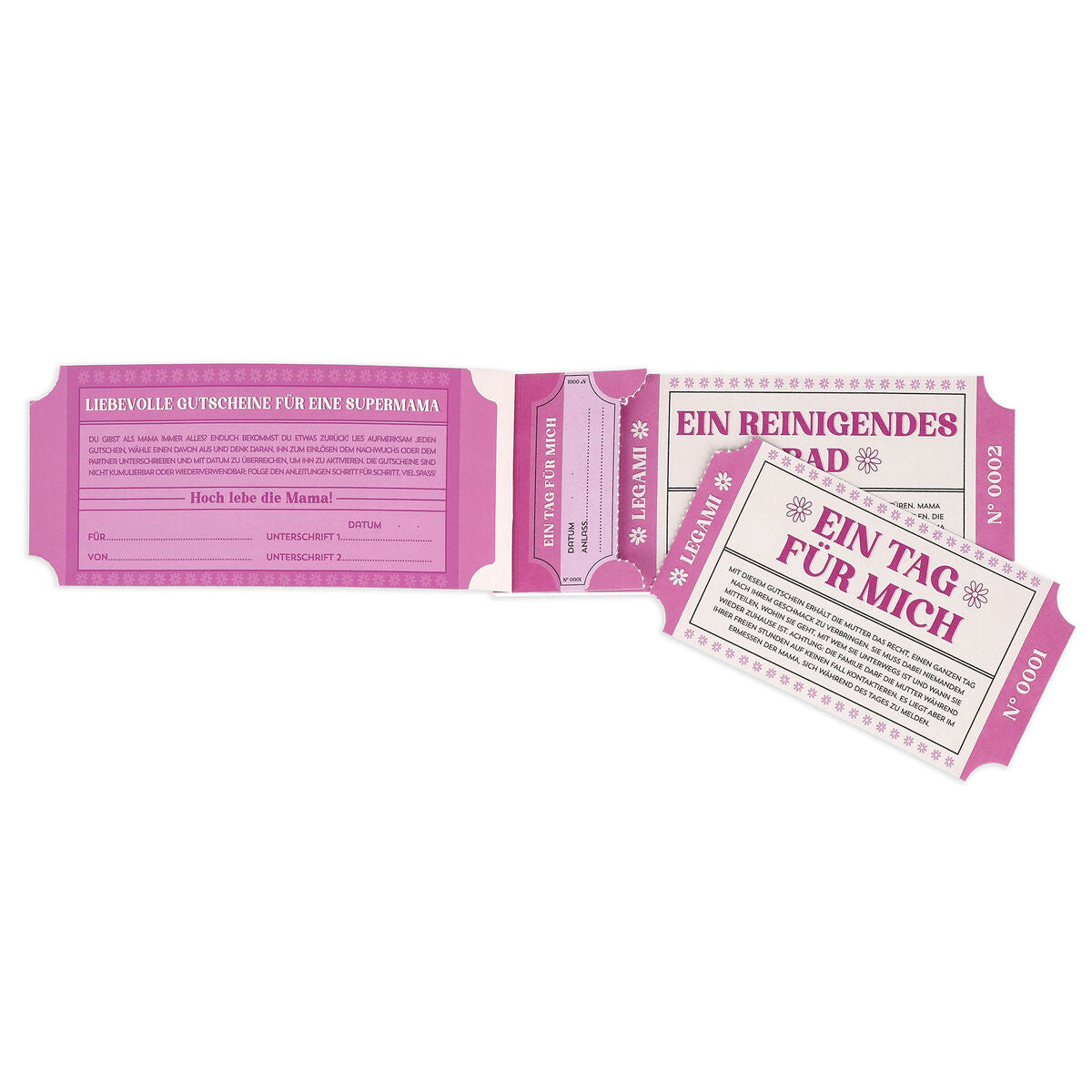 Legami - Kitap 24 Vouchers Mum - German - Gift Vouchers