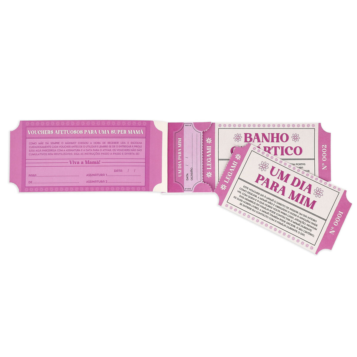 Legami - Kitap 24 Vouchers Mum - Portuguese - Gift Vouchers