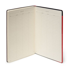 Legami - Defter ile Blank Pages ve Monochrome Yumuşak Kılıf - Red - My Defter