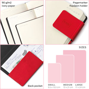 Legami - Defter ile Blank Pages ve Monochrome Yumuşak Kılıf - Malachite Green - My Defter