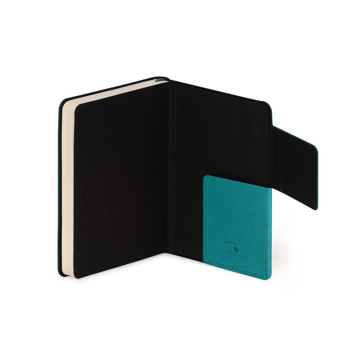 Legami - Defter ile Blank Pages ve Monochrome Yumuşak Kılıf - Malachite Green - My Defter