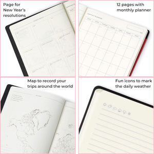 Legami - Defter ile Blank Pages ve Monochrome Yumuşak Kılıf - Malachite Green - My Defter