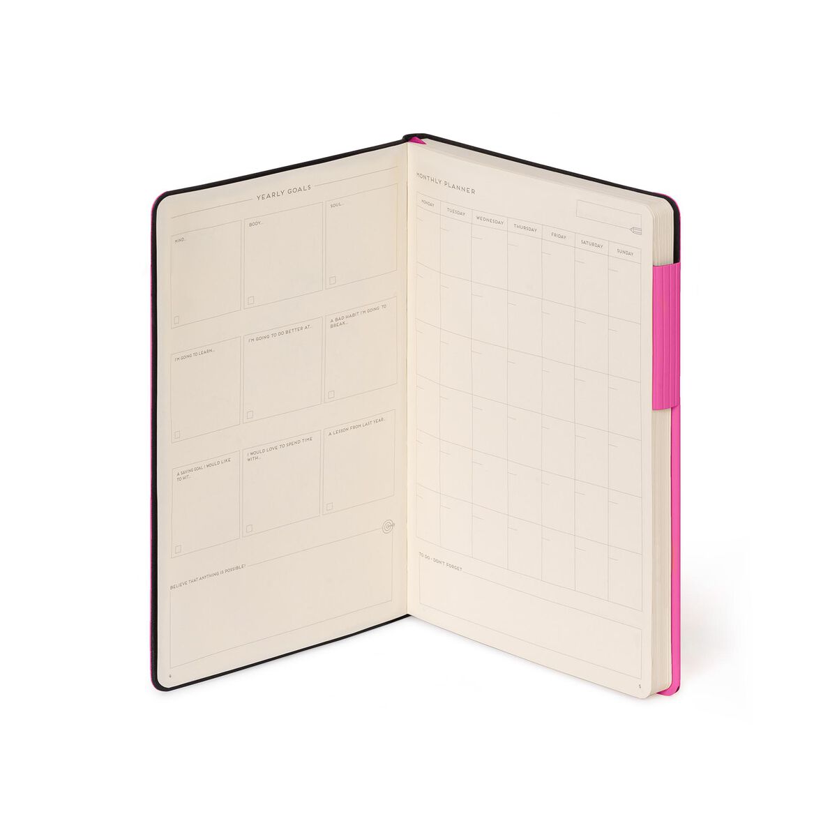 Legami - Lined Defter ile Monochrome Yumuşak Kılıf - Bougainvillea - My Defter