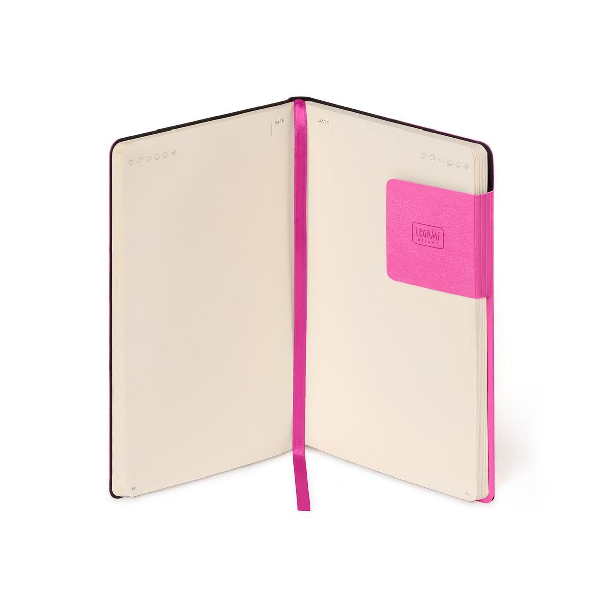 Legami - Defter ile Blank Pages ve Monochrome Yumuşak Kılıf - Bougainvillea - My Defter