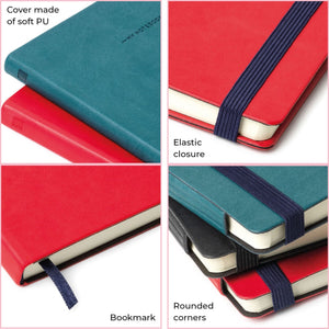 Legami - Defter ile Blank Pages ve Monochrome Yumuşak Kılıf - Malachite Green - My Defter