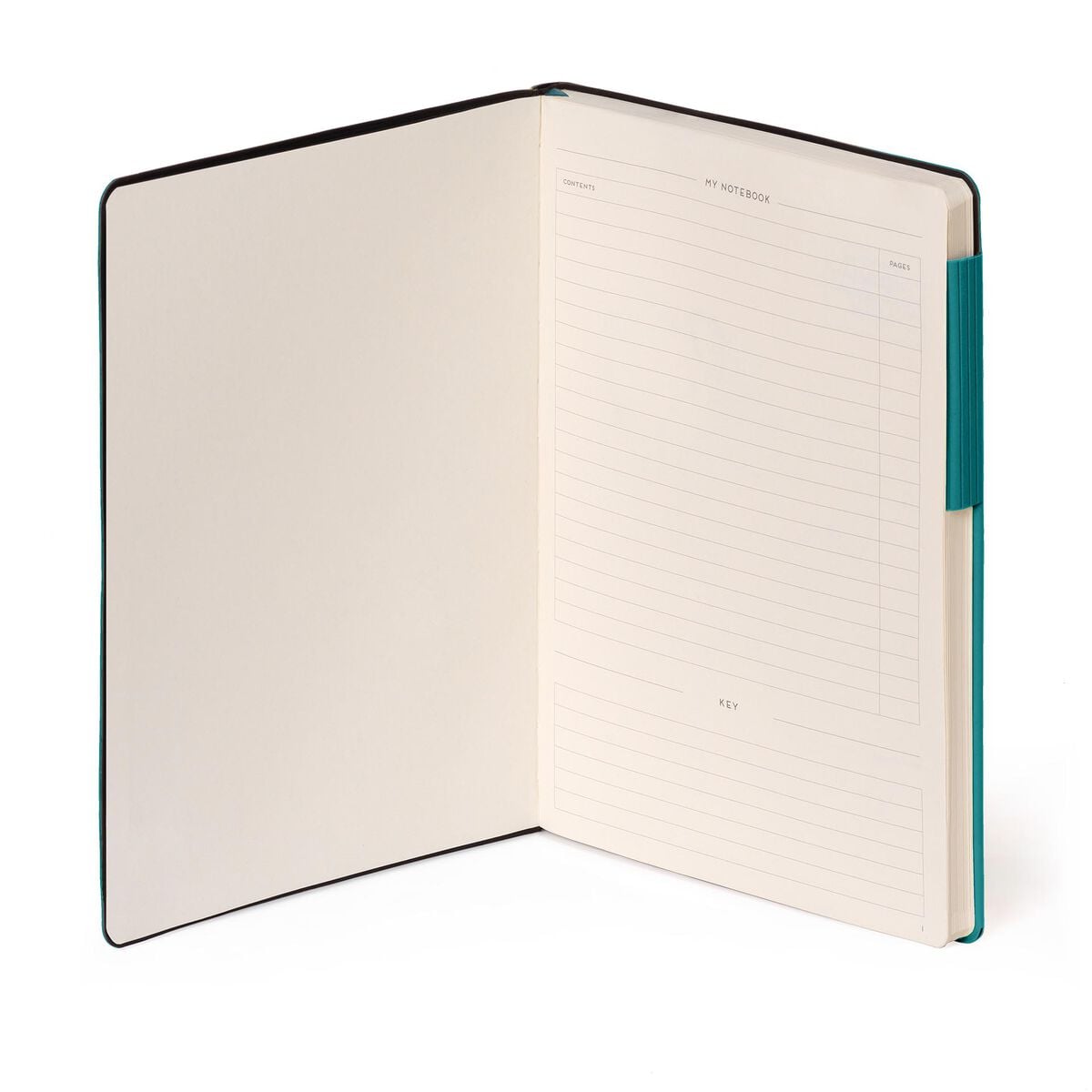 Legami - Defter ile Blank Pages ve Monochrome Yumuşak Kılıf - Malachite Green - My Defter