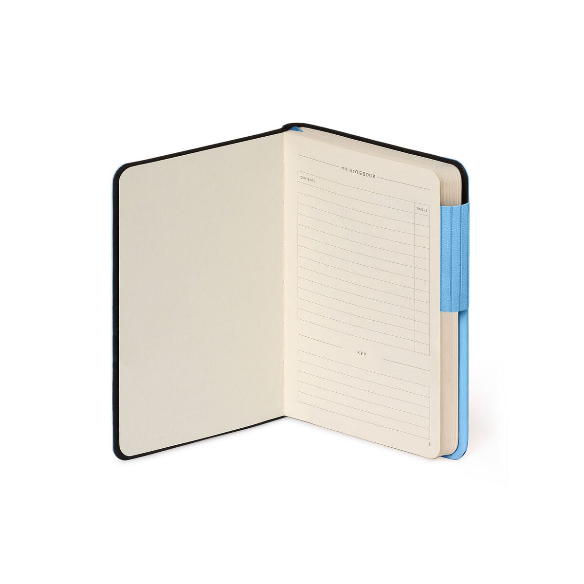 Legami - Defter ile Blank Pages ve Monochrome Yumuşak Kılıf - Retro Blue - My Defter