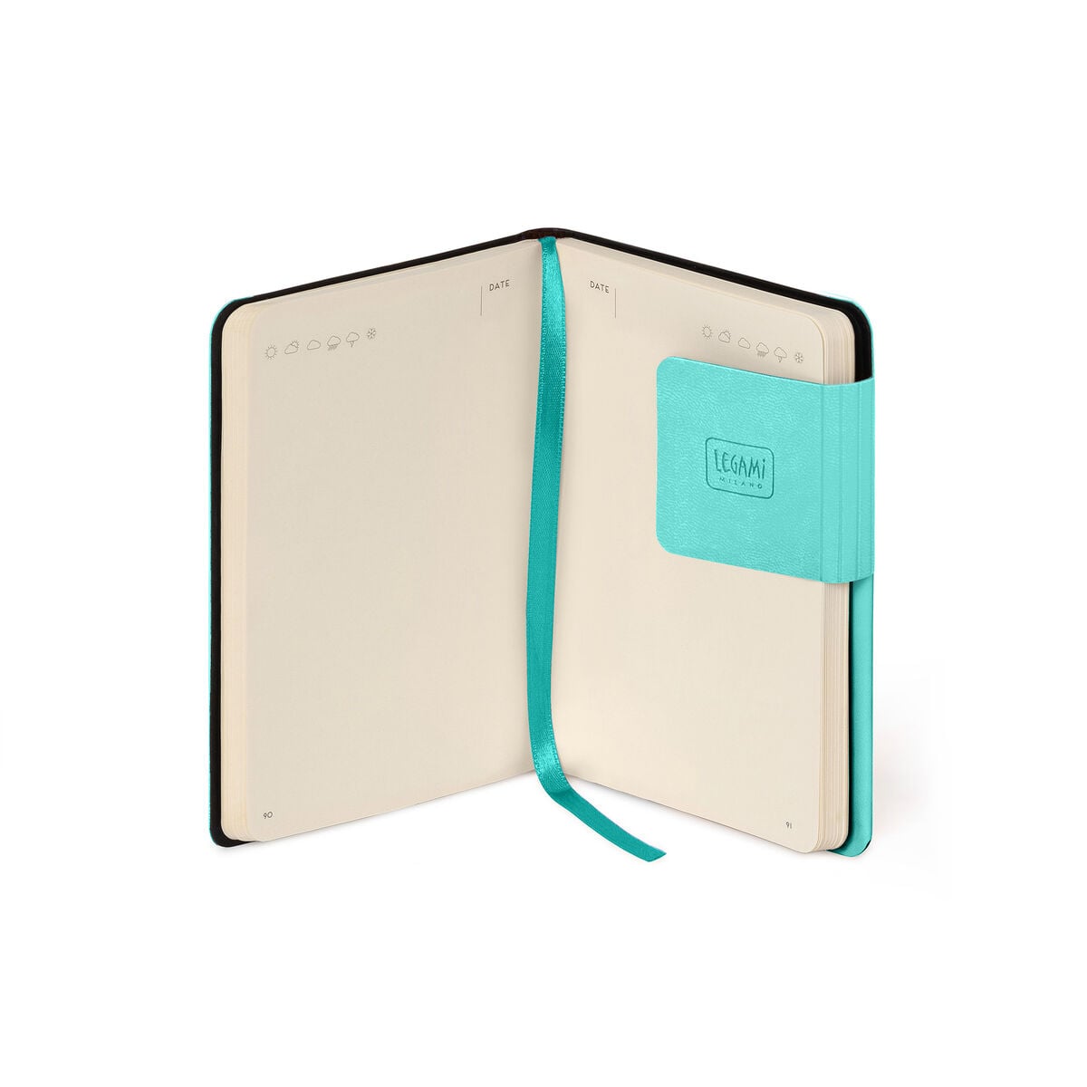 Legami - Defter ile Blank Pages ve Monochrome Yumuşak Kılıf - Aquatic Awe - My Defter