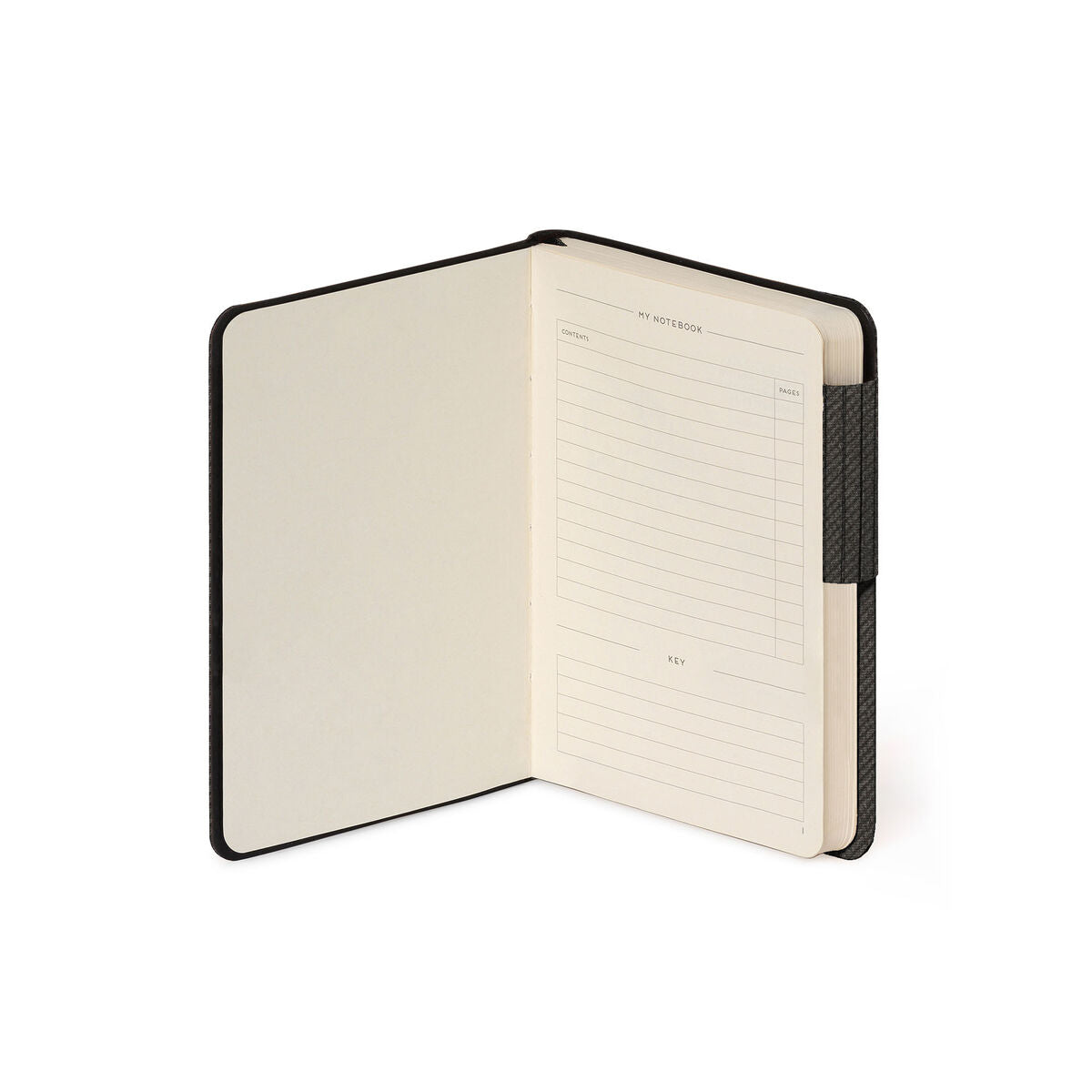 Legami - Defter ile Blank Pages ve Monochrome Yumuşak Kılıf - Deep Graphite - My Defter