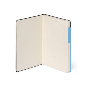 Legami - Defter ile Blank Pages ve Monochrome Yumuşak Kılıf - Retro Blue - My Defter