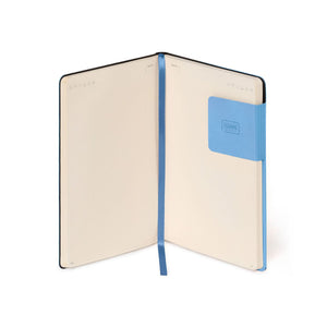 Legami - Defter ile Blank Pages ve Monochrome Yumuşak Kılıf - Retro Blue - My Defter