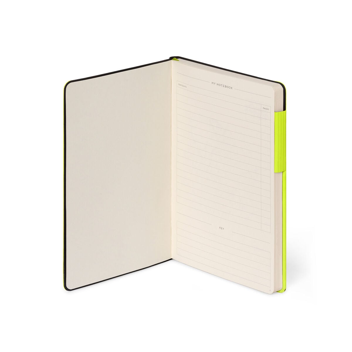 Legami - Defter ile Blank Pages ve Monochrome Yumuşak Kılıf - Chartreuse - My Defter