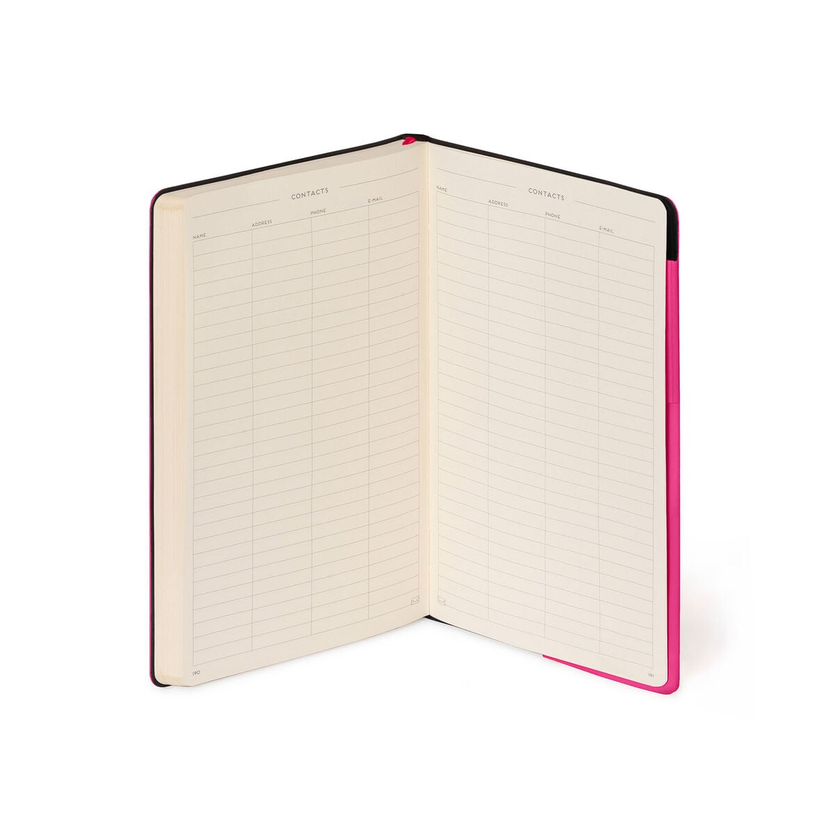 Legami - Defter ile Blank Pages ve Monochrome Yumuşak Kılıf - Raspberry - My Defter
