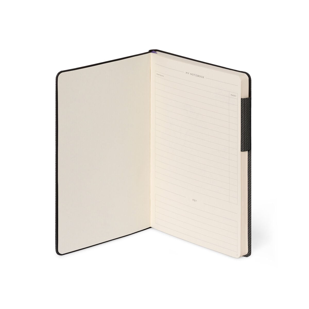 Legami - Defter ile Blank Pages ve Monochrome Yumuşak Kılıf - Deep Graphite - My Defter