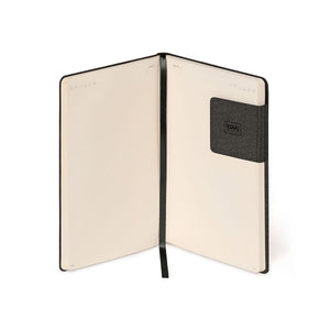 Legami - Defter ile Blank Pages ve Monochrome Yumuşak Kılıf - Deep Graphite - My Defter