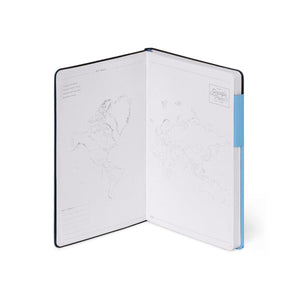 Legami - Dotted Defter ile Monochrome Yumuşak Kılıf - Retro Blue - My Defter