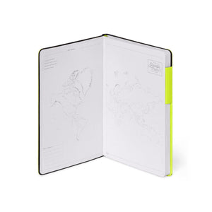 Legami - Dotted Defter ile Monochrome Yumuşak Kılıf - Chartreuse - My Defter