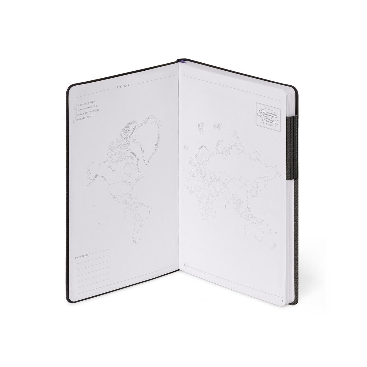 Legami - Dotted Defter ile Monochrome Yumuşak Kılıf - Deep Graphite - My Defter