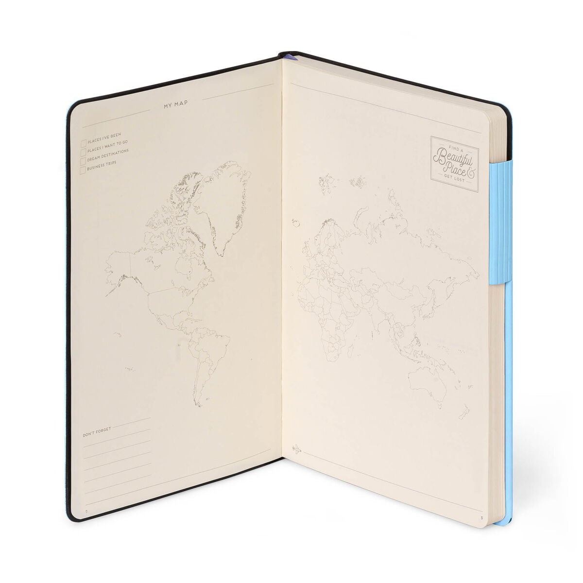 Legami - Defter ile Blank Pages ve Monochrome Yumuşak Kılıf - Aura - My Defter