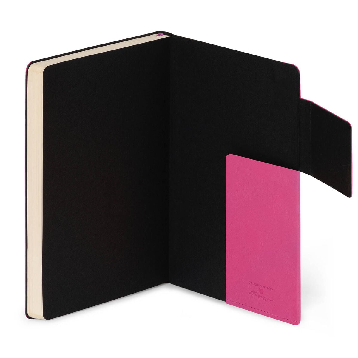 Legami - Defter ile Blank Pages ve Monochrome Yumuşak Kılıf - Raspberry - My Defter