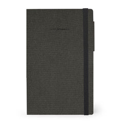 Legami - Defter ile Blank Pages ve Monochrome Yumuşak Kılıf - Deep Graphite - My Defter