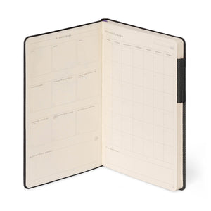 Legami - Defter ile Blank Pages ve Monochrome Yumuşak Kılıf - Deep Graphite - My Defter