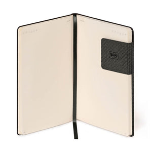 Legami - Defter ile Blank Pages ve Monochrome Yumuşak Kılıf - Deep Graphite - My Defter