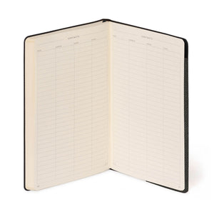 Legami - Defter ile Blank Pages ve Monochrome Yumuşak Kılıf - Deep Graphite - My Defter
