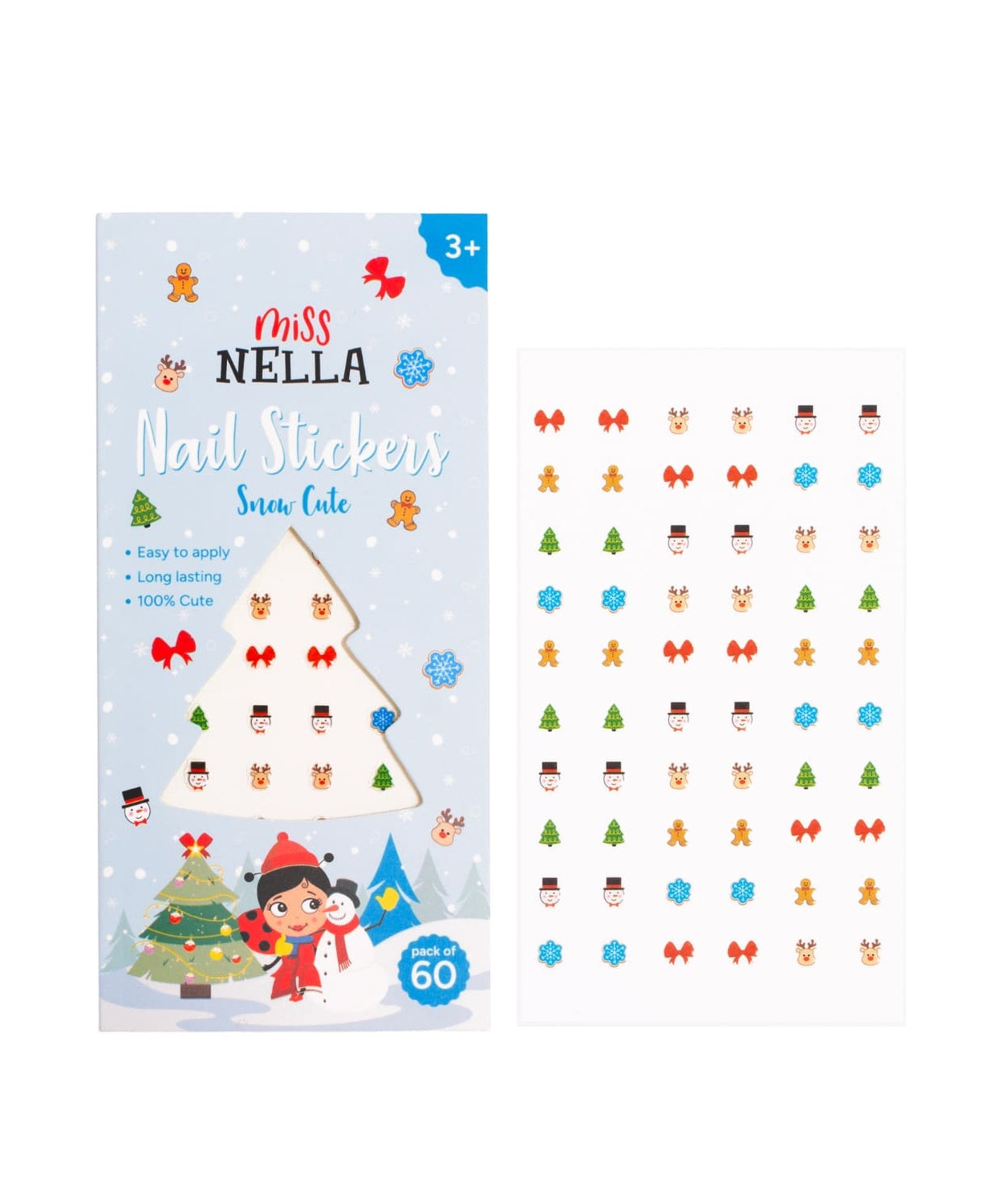 Miss Nella - Winterthemen Nagelaufkleber