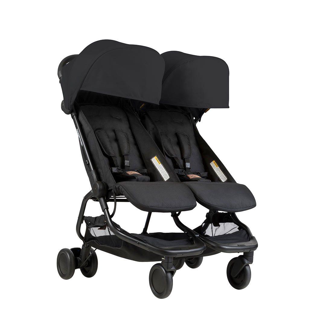 Mountain Buggy Nano Duo Pushchair - Black-Strollers- | Natural Baby Shower