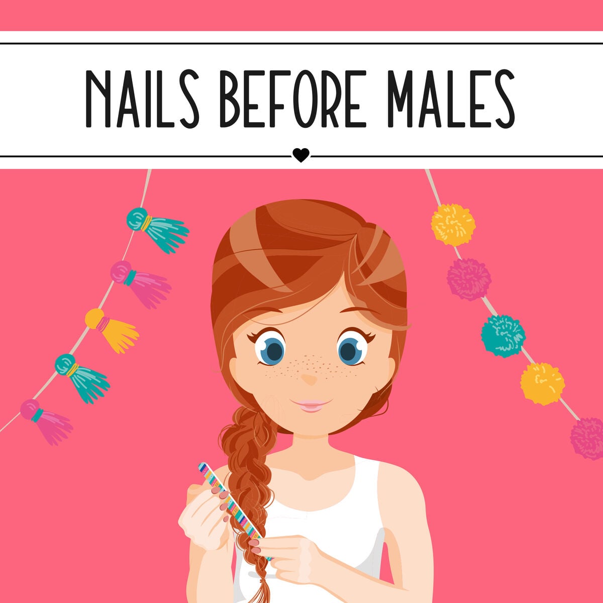 Legami - 3'lü Seti Llama Nail Files - Nails Before Males