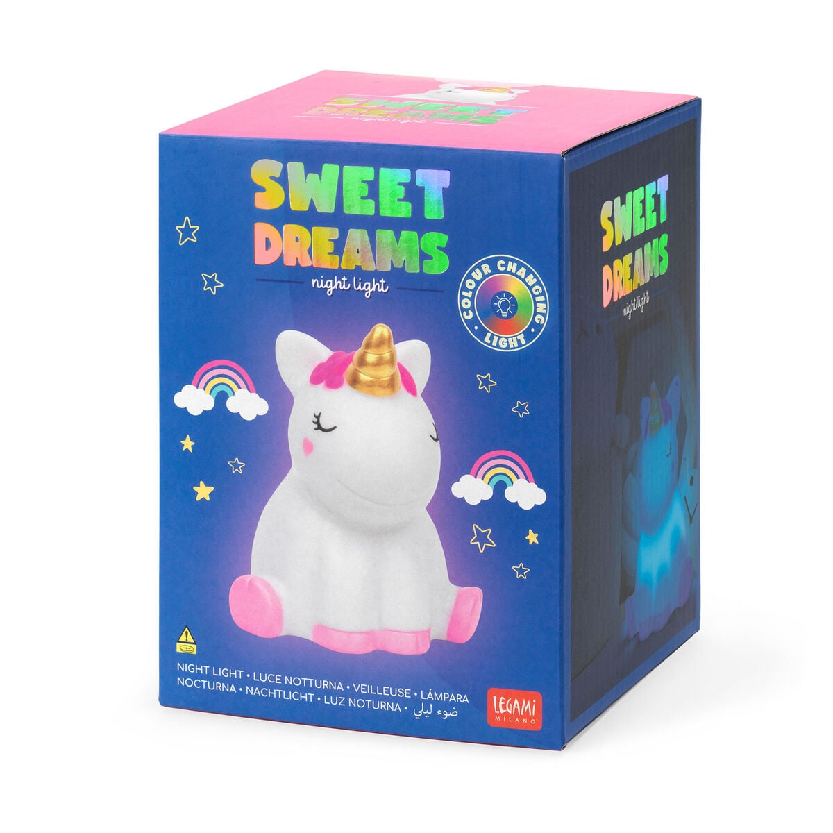 Legami - Tek Boynuzlu At Rechargeable Night Light - Sweet Dreams