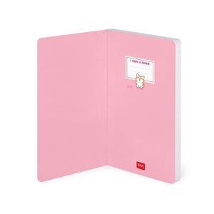 Legami - Lined Photo Defter ile Illustrated Hard Kılıf - Corgi