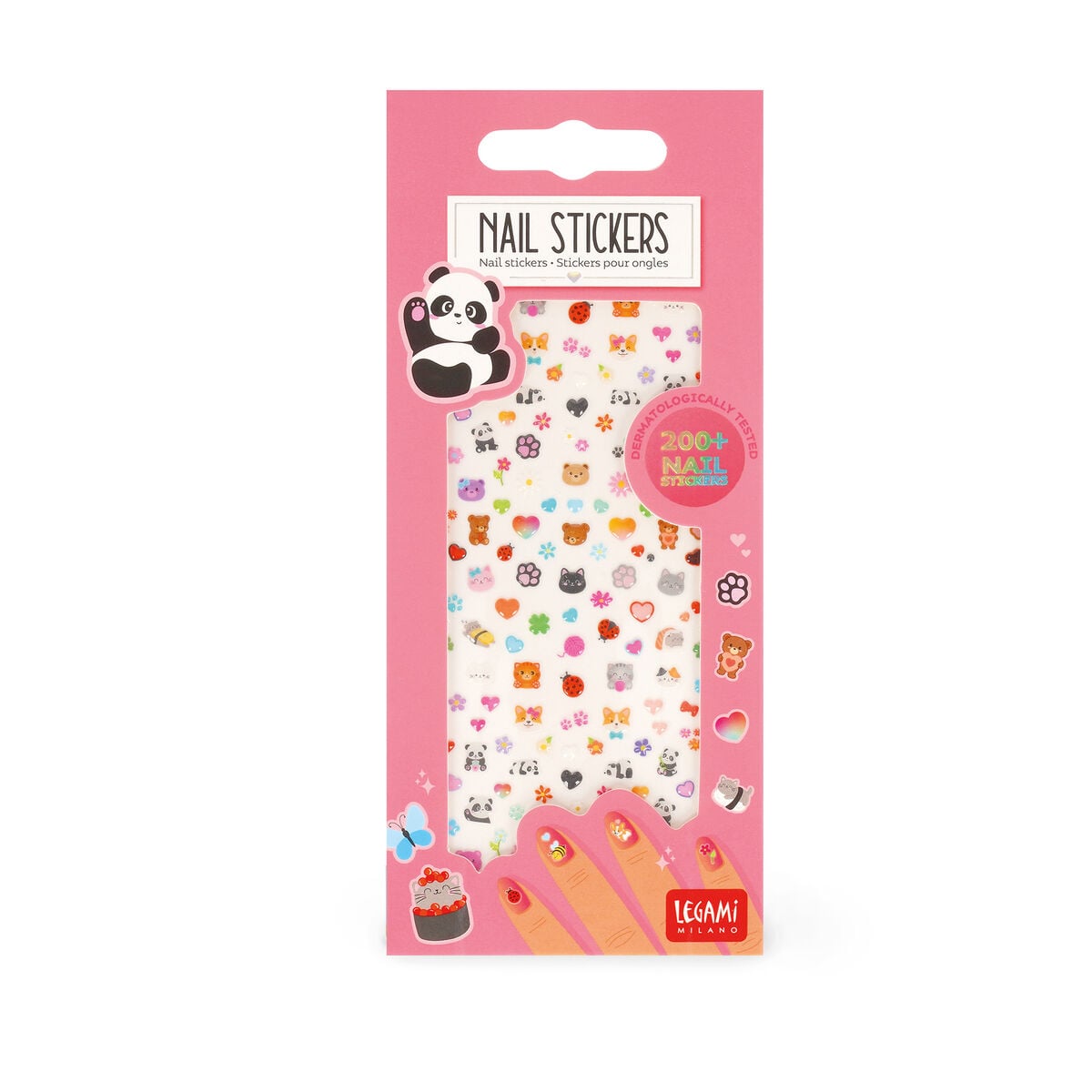 Legami - Cute Animals Nail Stickers