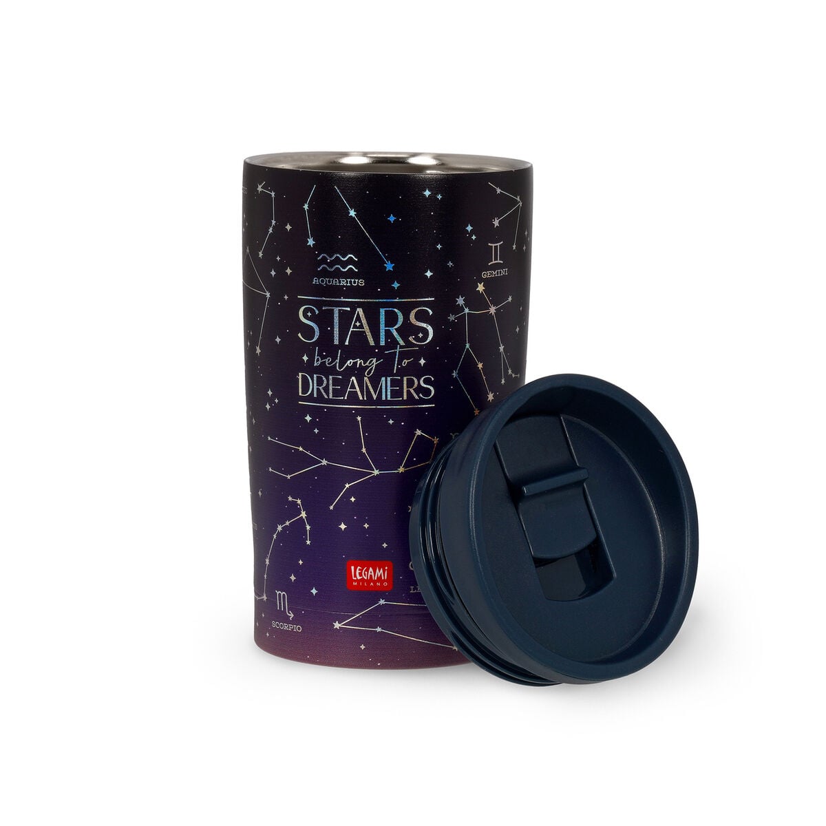 Legami - 275 ml Vakum Tumbler - Stars - Sıcak ve Soğuk