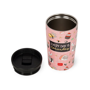 Legami - 275 ml Vakum Tumbler - Sushi Cat - Sıcak ve Soğuk