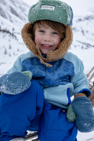 Roarsome - Polar Eldiven - Mavi/Bej