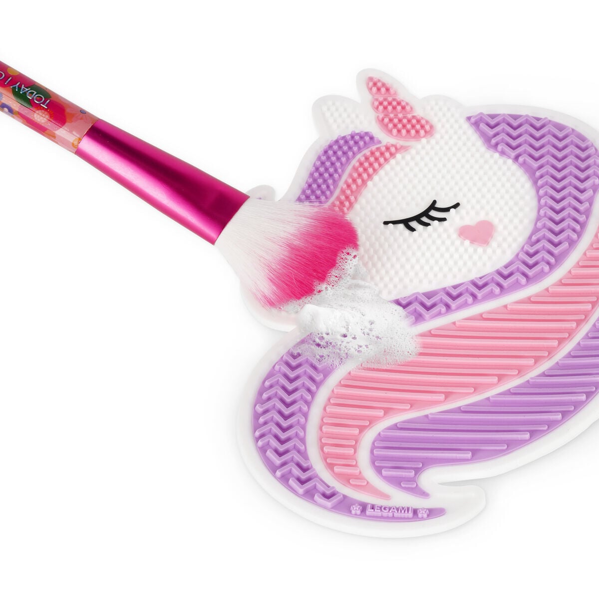 Legami - Tek Boynuzlu At Makeup Brush Temizleme Mat - Brush it Off!