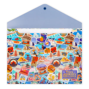 Legami - Document Folder - Fold &amp; Order - Reise Stickers
