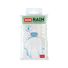 Legami - Waterproof Poncho Adults - SOS Rain - Adult's size