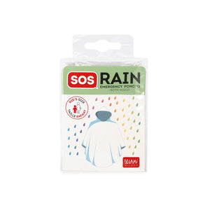 Legami - Children’s Waterproof Poncho - SOS Rain - Kid’s Size