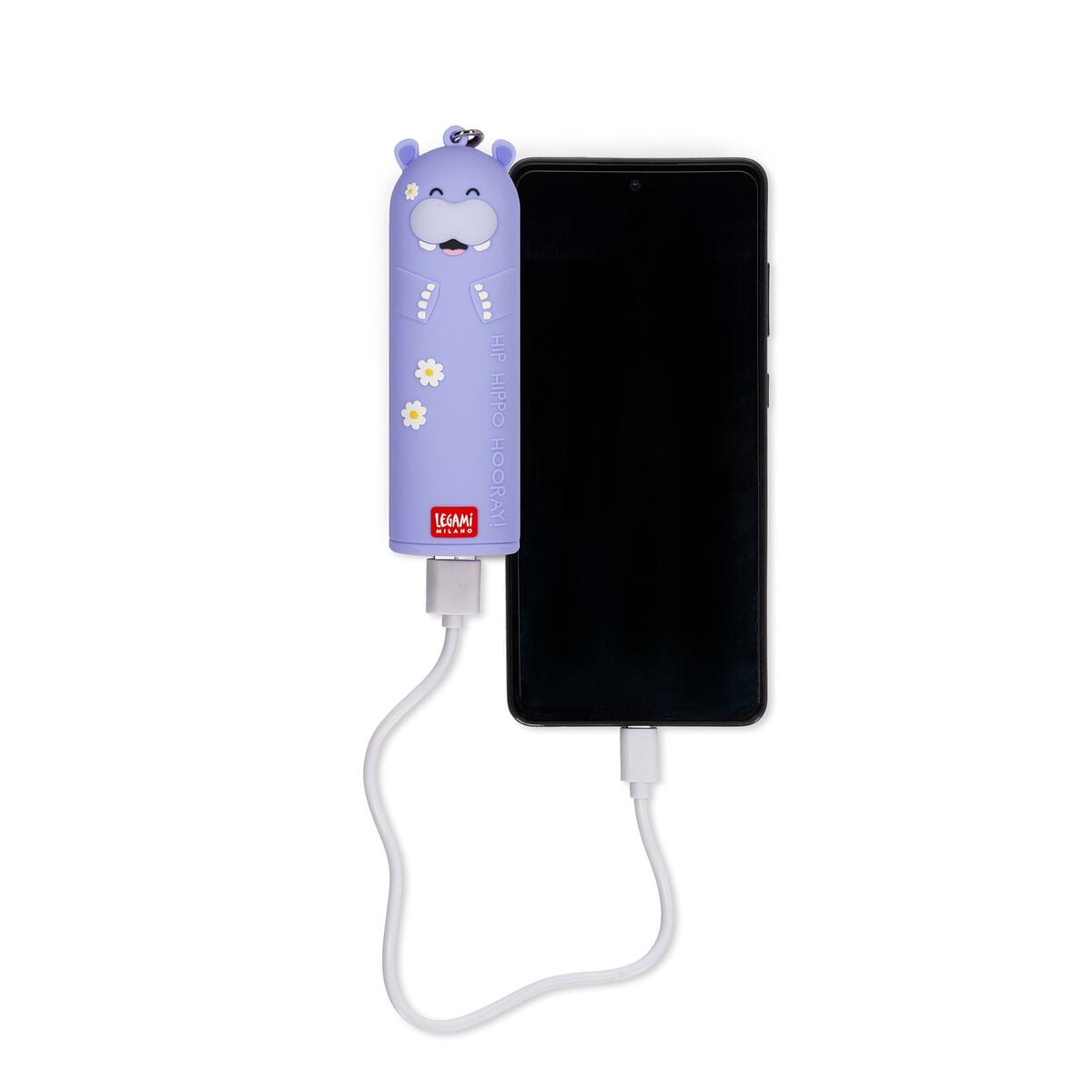 Legami - Hippo Portable Battery Charger - My Süper Power