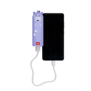 Legami - Hippo Portable Battery Charger - My Süper Power
