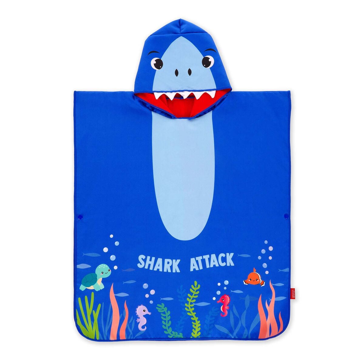 Legami - Shark Towelling Poncho Çocuklar İçin - Kids Poncho